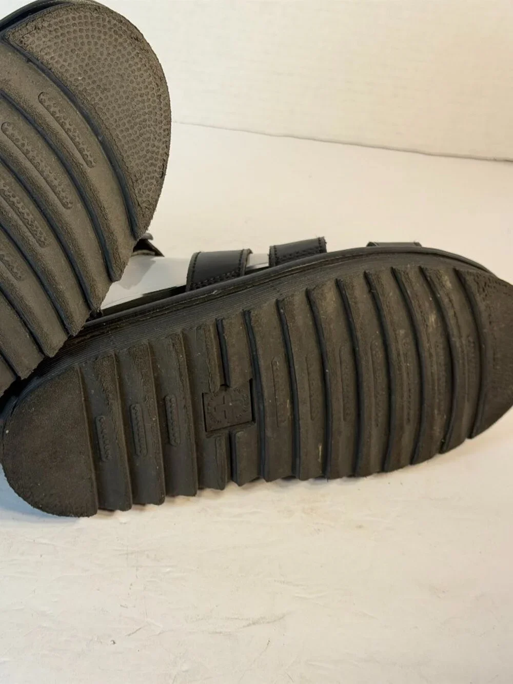 Dr. Martens L-7 Black leather sandals